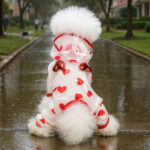 Αδιάβροχο “Heart Raincoat” με Κόκκινες Καρδούλες & Κουκούλα - Sweet Rain Edition - Image 2