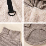 Cozy Teddy Σετ 2 Τεμαχίων – Πλεκτό Μπλουζάκι & Γιλέκο Μπεζ - Image 3