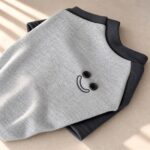 Γκρι Φούτερ Σκύλου με Smiley – Happy Face - Image 2