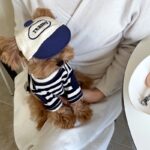 Ριγέ Teddy Μπλουζάκι – Μαύρο - Image 3