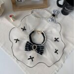 Λευκή Elegant Bandana για Σκύλους με Τούλι & Πέρλες – Princess Style - Image 2