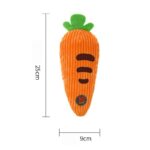 Carrot Plush Toy – Λούτρινο Παιχνίδι Καρότο για Σκύλους - Image 2