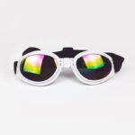 Λευκά Γυαλιά Ηλίου Σκύλου με Καθρέφτη Φακό – Pet Sunglasses