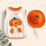 Σετ Μπλουζάκι & Καπελάκι Σκύλου Pumpkin 🍊🐶