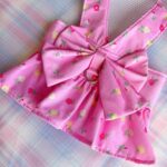 Floral Bow Σαμαράκι Φόρεμα 🎀- Ροζ - Image 3