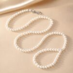 Πολυτελές Λουρί Σκύλου με Πέρλες – Elegant Pearl Dog Leash - Image 4