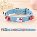 Γαλάζιο Περιλαίμιο Σκύλου Kitty & Bow | Luxury Dog Collar | Dogmama