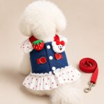 Σαμαράκι-Φορεματάκι Strawberry με Λουρί - Λευκό - Image 2