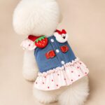 Σαμαράκι-Φορεματάκι Strawberry με Λουρί - Ροζ - Image 2