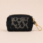 Θήκη για Σακουλάκια Βόλτας Broderie Hearts – Μαύρη