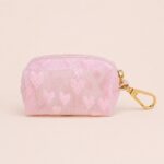 Θήκη για Σακουλάκια Βόλτας Broderie Hearts – Pink