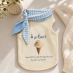 Μπλουζάκι Σκύλου με Φουλάρι – Gelato Blue